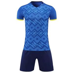 Maillot de football personnalisé de haute qualité, respirant, décontracté, en non-tissé, kit uniforme, imprimé par transfert thermique, pour hommes, entraînement - Product Image 4