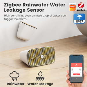 Smatrul Tuya สมาร์ทบ้าน ZigBee เครื่องตรวจจับน้ำฝนที่รั่วเซ็นเซอร์น้ำฝนเครื่องตรวจจับน้ำฝน IP67กลางแจ้งกันน้ำแอปสัญญาณเตือนความปลอดภัย - Product Image 2