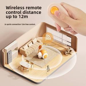 Forniture per animali domestici LED equilibrio auto gatto alleviare la noia divertente giocattoli per gatti per animali domestici giocattoli interattivi telecomandati giocattolo elettrico intelligente per cani - Product Image 2