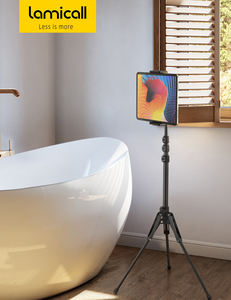 Support de trépied pour tablette Lamicall FT02, robuste, stable, support de sol, hauteur réglable de 64,9 pouces pour l'enregistrement vidéo et la diffusion en continu - Product Image 2