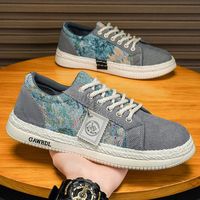 Chaussures de sport décontractées antidérapantes pour hommes, en toile, avec maille respirante, pour le printemps, l'automne, l'été et l'hiver