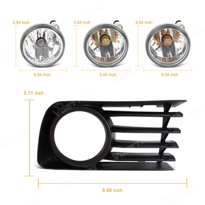 Đèn chốt hai phía trước Đèn sương halogen DRL Đèn lái Honda CRV CR-V 2010 2011 H11 Đèn vàng - Product Image 6