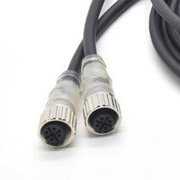 Connecteur M12 4 broches a Code câble de soudage LED automatisation industrielle prise femelle connecteur étanche