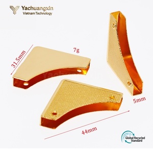 Protections d'angle en métal de luxe durables pour livres et quincaillerie de coffre - Product Image 3