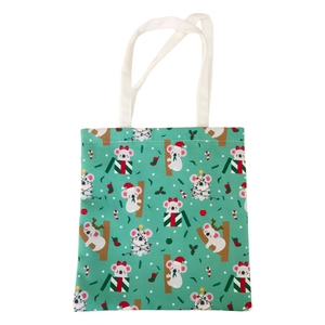 Bolsa de Mano de Algodón de Gran Capacidad con Estampado Animal Personalizado, Lona Reciclable para Viajes al Aire Libre - Product Image 3