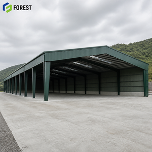Centre d'entreposage modulaire à ossature métallique haute efficacité, entrepôt préfabriqué à portée libre pour le stockage de marchandises - Product Image 1