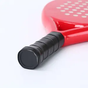Высококачественная красная красочная 3-каратная углеродная теннисная ракетка