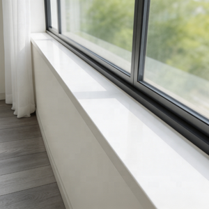 Rebord <span class=keywords><strong>de</strong></span> fenêtre personnalisé <span class=keywords><strong>en</strong></span> FRP, polyuréthane, fibre <span class=keywords><strong>de</strong></span> verre, PVC, aluminium, imperméable, pour décoration intérieure et extérieure - Product Image 1