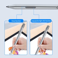 Stylet tactile pour tablette Surface Pro en plastique et métal, 4096 niveaux de pression, avec laser rouge et lumière LED pour Microsoft Surface Pro 3/4/5/6