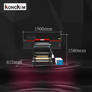 Tout en 1 24 pouces UV Dtf Sticker Printer Gold Silver Foil Laminating Ab Film Printing Machine for Pen Wood Glass Phone Case - Product Image 2