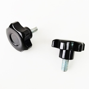 Black Bakelite Hexagonal Handle M10x63 M18x63 Cabinet Furniture Knob Geometric Shape KH-485 - Product Image 1