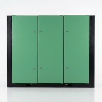 Compresseur d'air à vis rotatif de type armoire, refroidi par air, lubrifié industriellement, 132 kW, 175 CV, 23 m/min