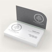 KM Luxury Tarjetas De Presentacion 500gsm Paper Printed Eco-friendly Creative Business Card