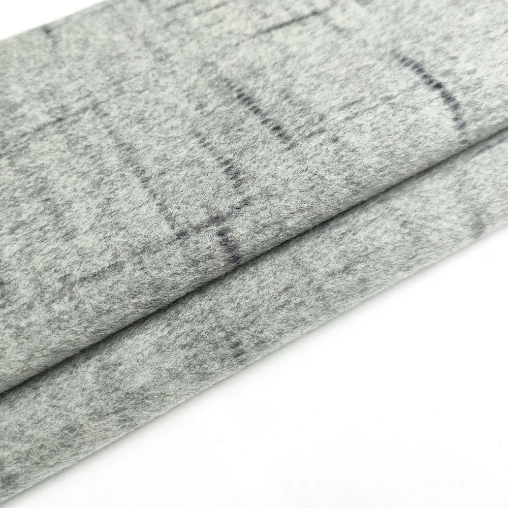 70% laine 30% nylon tissu à carreaux de laine double face 910 G/M