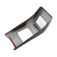 Accessoires intérieurs de voiture ABS : Protection anti-coup de pied pour la sortie d'air du bras de repose-bras arrière pour Honda City 2020-2024