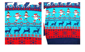 Suéter Navideño Tejido a Mano con Diseño Personalizado, Cuello Redondo, Acrílico, para Hombre - Product Image 3