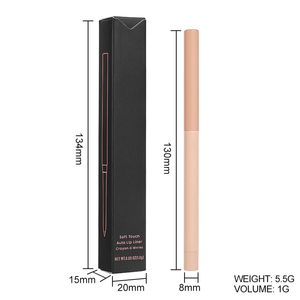 Crayon <span class=keywords><strong>contour</strong></span> des lèvres mat et waterproof à faible MOQ, 12 couleurs, avec logo personnalisé, pour le visage et les lèvres - Product Image 6
