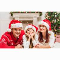 Cappello di Babbo Natale LED con Luci, Cappello Natalizio Luminoso per Adulti, Accessorio per Feste di Natale e Capodanno, 17 Anni di Esperienza di Fabbrica