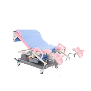 Lit obstétrique électrique haut <span class=keywords><strong>de</strong></span> gamme, fauteuil gynécologique avec changement automatique <span class=keywords><strong>de</strong></span> draps, design ergonomique, roulettes silencieuses - Product Image 3
