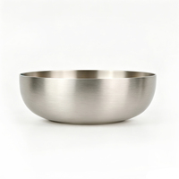 Bols à nourriture pour bébé en acier inoxydable SS304 style coréen 8,5 cm 10 cm 12 cm 13,5 cm 15 cm, bols à sushi, coupelles à sauce soja