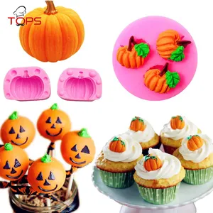 For Mold 3D Pumpkin Silicone Mold For Halloween Thanksgiving Christmas Mini Pumpkin Candy Mold Chocolate Jelly Clay Molds For Baking