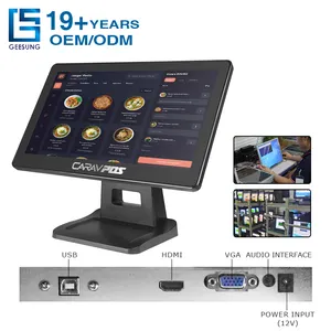 Touch Displays High Definition 15.6 Inch Widescreen Android Windows Touch Screen Pos Machine