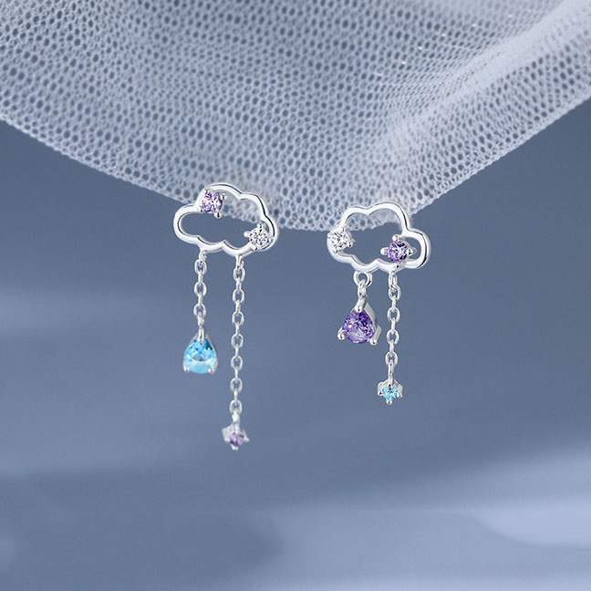 Orecchini A Bottone Da Donna Eleganti In Argento Sterling 925 Con Zirconi Semplici E Leggeri Con Fiocco Di Neve 251202 Da 8,45 € | DHgate