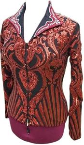 Veste de spectacle en nylon personnalisée en usine équestre pour dames et hommes vêtements de sport pour l'équitation Style occidental - Product Image 5