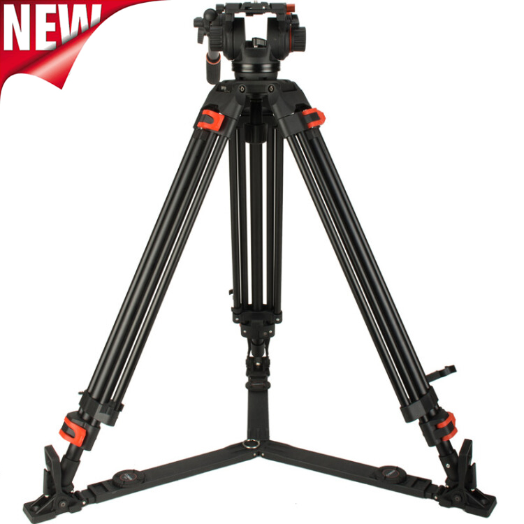 Coman Photography Video Aluminium video camera tripod with Fluid Ball Head competitive price