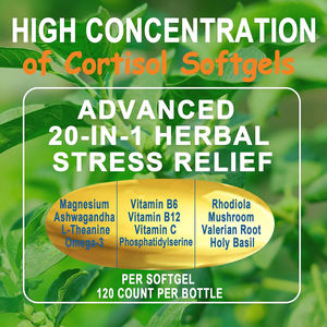 ส่วนผสมสมุนไพรที่เชื่อถือได้จากผู้ผลิตแบบ OEM/ODM ช่วยเพิ่มพลังงานและสมาธิ ส่งเสริมการนอนหลับอย่างพักผ่อน ได้รับการรับรองมาตรฐาน GMP ซอฟต์เจลอะชวาคานธาสำหรับผู้ใหญ่ น้ำตาลต่ำ - Product Image 4