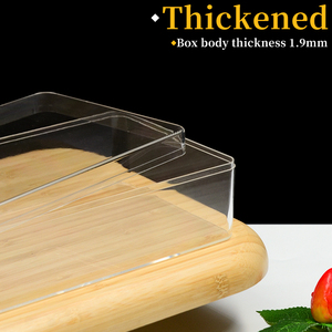 Boîte à Tiramisu Grande Transparente Personnalisée en Gros, Contenant en Plastique PS avec Couvercle pour Gâteau, Dessert, Aliments, Bonbons, Emballage Cadeau - Product Image 2