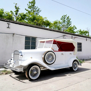 Popular Coche Eléctrico Clásico Vintage de 4 Ruedas para Turismo, Retro, 5 Asientos, Batería de Litio, Mini para Adultos - Product Image 1