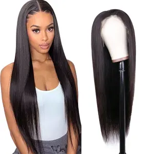 Big discounts cheap Brazilian virgin hair wig human hair lace front wig vendors natural lace front human hair wigs