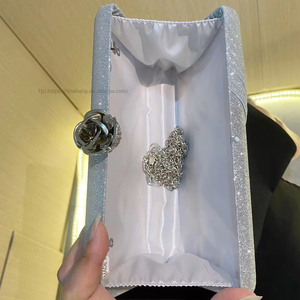 New Cross-border Foreign Trade Super Flash Birthday Wedding Dress Celebrity Handheld Evening Bag Night Temperament Tanjing - Product Image 4