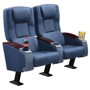 프리미엄 품질 상업 버건디 영화 극장 좌석 의자 야외 좌석 교회 - Product Image 4