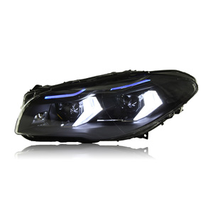 Nuevo Conjunto de Lentes LED con Temperatura de Color de 6000k para la Luz Diurna Delantera de Ceja Azul de la Serie 5 F18 de 10-17 - Product Image 4