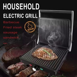 Sonifer SF-6052 Kitchen 2000W Thermostat <strong>Multifunctional</strong> Non Stick Cooking Sandwich Press <strong>Electric</strong> Barbecue <strong>Grill</strong> - Product Image 3