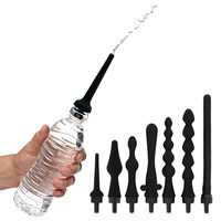 Silicone perle anus nettoyant lavage Vaginal nettoyage Plug Anal Douche lavement Sex Toy
