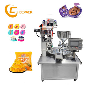Machine automatique d'emballage de remplissage et de scellage de tasse de sauce tartare de gelée de <span class=keywords><strong>Nutella</strong></span> à disque liquide - Product Image 1