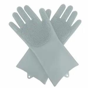 Cuisine nettoyage gants de vaisselle en silicone gants de lavage