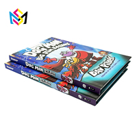 Roman graphique pour enfants personnalisé à couverture rigide, série Dog Man Big Jim Begins, bande dessinée en couleur, livre de bande dessinée pour enfants, impression OEM