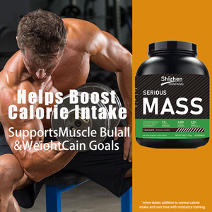 Integratore Alimentare in Polvere per Aumento di Peso OEM ODM, 6LB Gusto Cioccolato, 50g di Proteine per lo Sviluppo Muscolare - Product Image 4