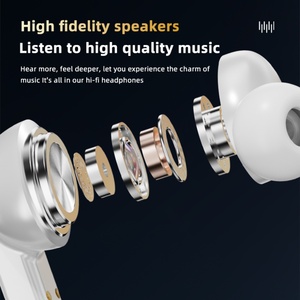 Audífonos Inalámbricos TWS con Cancelación de Ruido ENC ANC 2.0, Panel Táctil a Color, BT5.4, Baja Latencia para Juegos, Deportivos, HiFi, Resistentes al Agua - Product Image 4