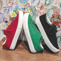 Nouvelles Chaussures de Skateboard Basse Tendance d'Automne pour Hommes, Espadrilles Loafers à Bout Rond Entièrement en Toile, Style Course à Pied