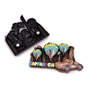 Aimants de réfrigérateur personnalisés Souvenirs lieux emblématiques Aimants métalliques personnalisés pour touristes - Product Image 1