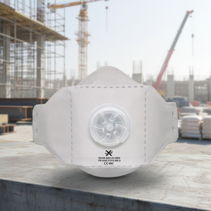 Одноразовый респиратор FFP2 европейского стандарта с сертификатом CE, <span class=keywords><strong>3</strong></span> слоя, регулируемый носовой зажим, пылезащитный, дышащий, с креплением на голову, Energizer - Product Image 1