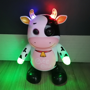 Jouet en plastique vache mignonne dansante avec lumière et musique pour enfants de 2 à 4 ans - Product Image 2