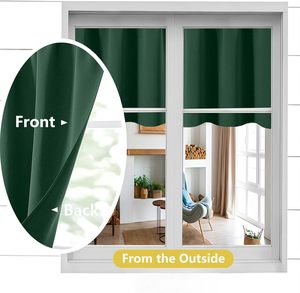 <span class=keywords><strong>Rideau</strong></span> court occultant thermique isolant pour petite fenêtre, à passe-tringle, pour salle de bain et chambre, 30" L x 30" L, 1 pièce - Product Image 2