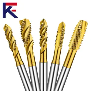 KF Apex Spiral Straight Groove Thread Tap With Coating Thread Tool
