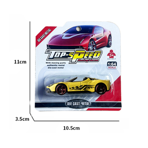 <span class=keywords><strong>Auto</strong></span> Giocattolo in Metallo Pressofuso Economica, Modellino di <span class=keywords><strong>Auto</strong></span> da Corsa Scorrevole in Scala <span class=keywords><strong>1</strong></span>:64, Set di <span class=keywords><strong>Auto</strong></span> Sportive in Lega per Bambini - Product Image 6